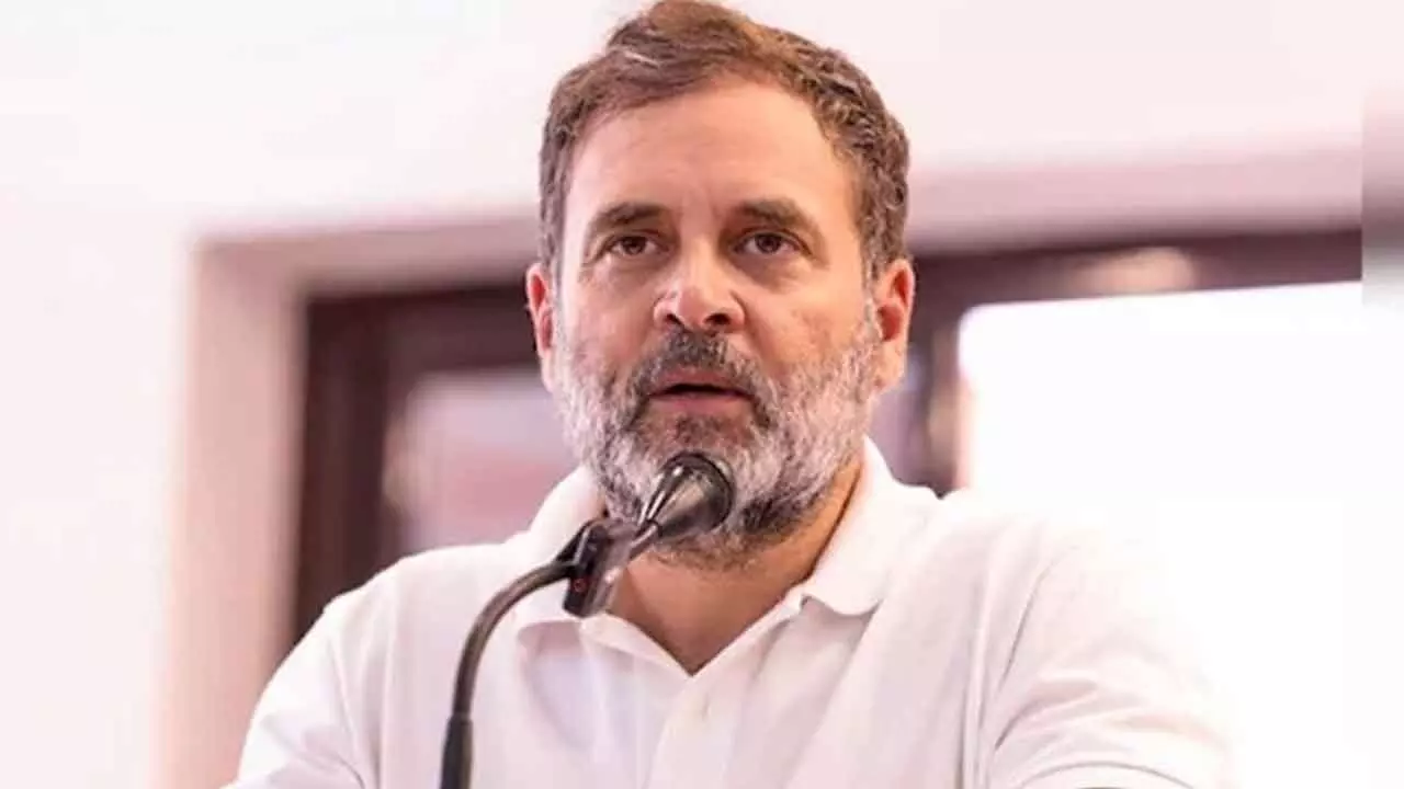 PM buckled under pressure to sell out farmers blood: Rahul PM buckled under pressure to sell out farmers blood: Rahul