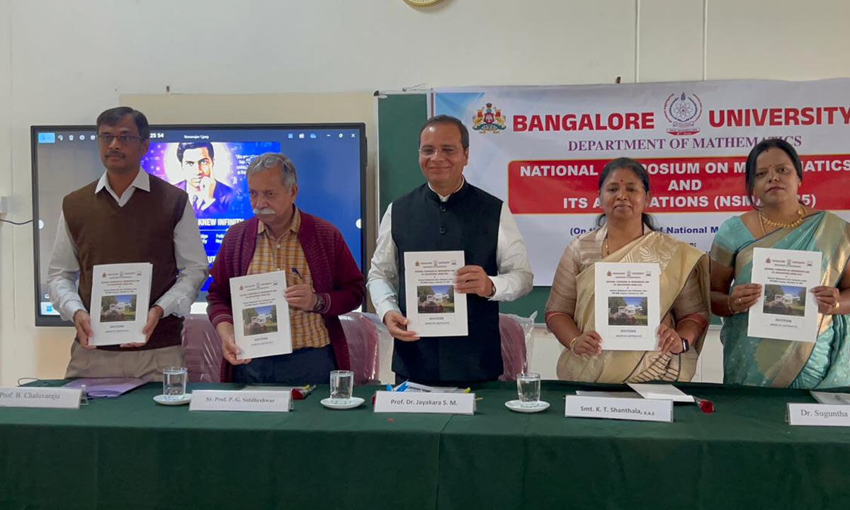 Mathematics has the power to shape the future: Dr. Jayakara S.M.