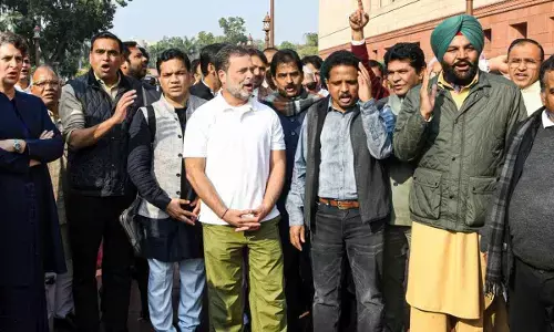 Eight Oppn MPs suspended from LS for unruly behaviour