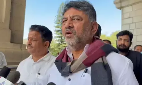 BJP-JD(S) harassing Dalit Minister, alleges Karnataka Deputy CM Shivakumar amid overnight protest