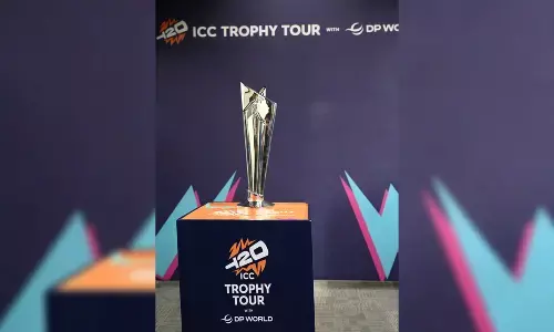 IANS welcomes ICC Men’s T20 World Cup 2026 Trophy with dhol, dance and desi tadka