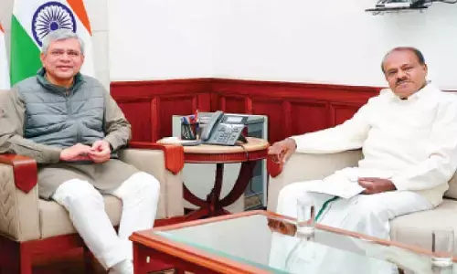 HDK raises human-wildlife conflict with union minister