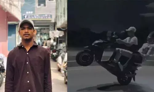 Youth killed while doing stunts on bike in Kadapa