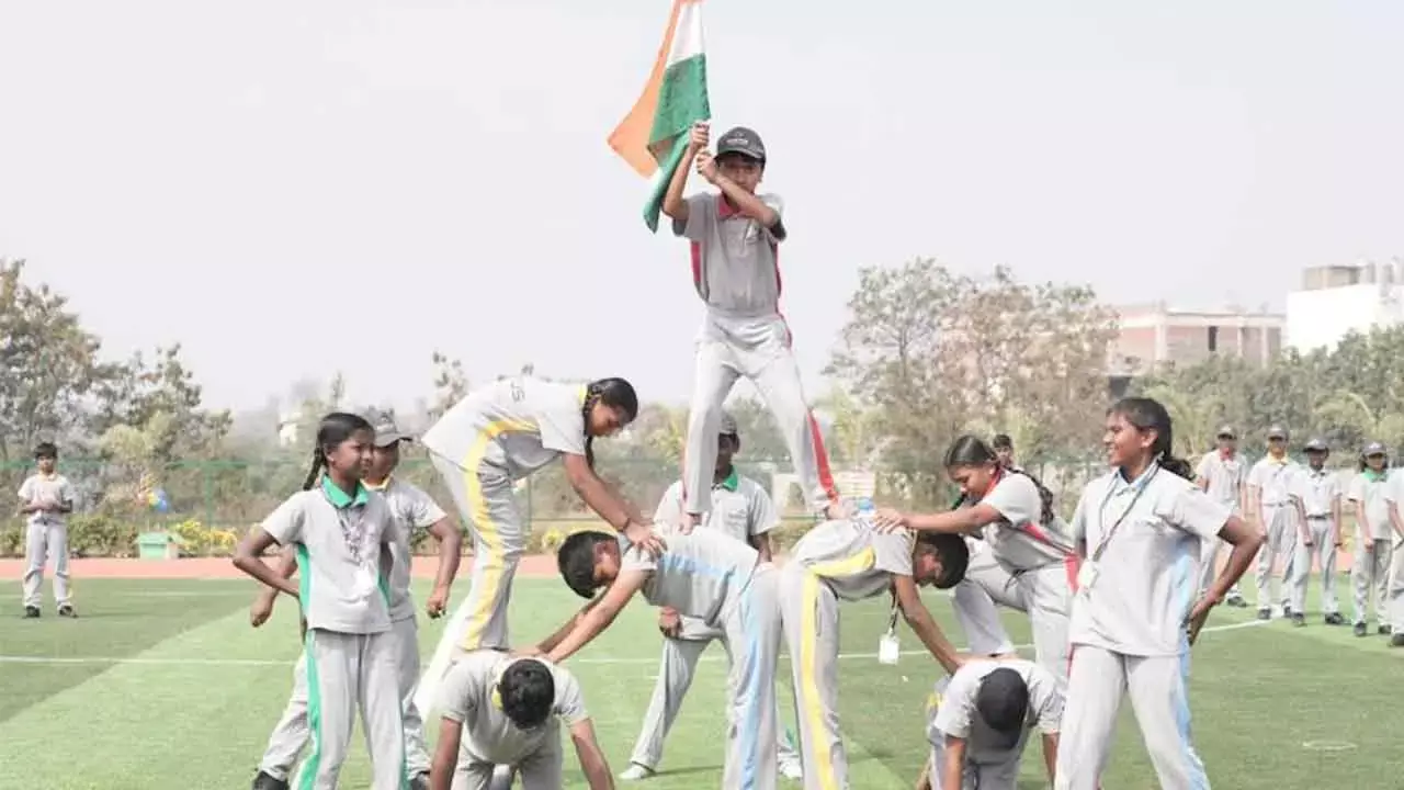 Students showcase sporting talent at annual sports meet SYNERGY 2025–26’