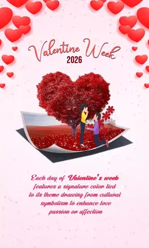Valentine Week 2026: Day-Wise Color Guide from Rose Day to Valentine’s Day