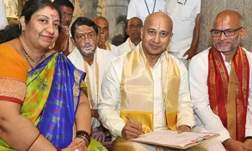 Muddada Ravichandra takes charge as new TTD Executive Officer