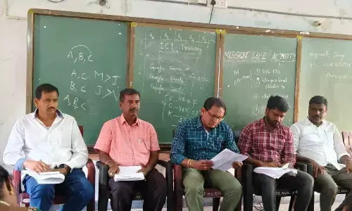 DEO Reviews Government Schools with District-Level Monitoring Teams