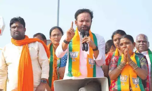 Municipal poll pitch: Kishan seeks BJP clean sweep