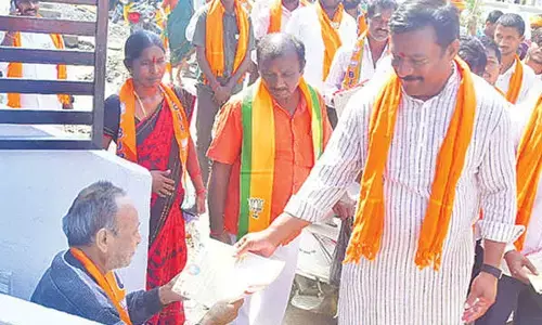 Vote for BJP to uphold Dharma: Eleti Maheshwar Reddy