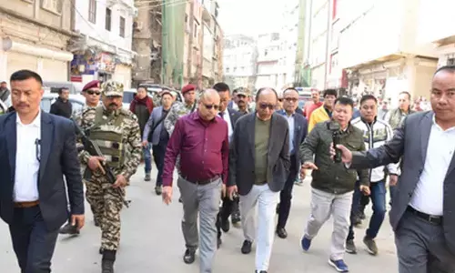 Manipur CM directs officials to expedite development works in Imphal markets