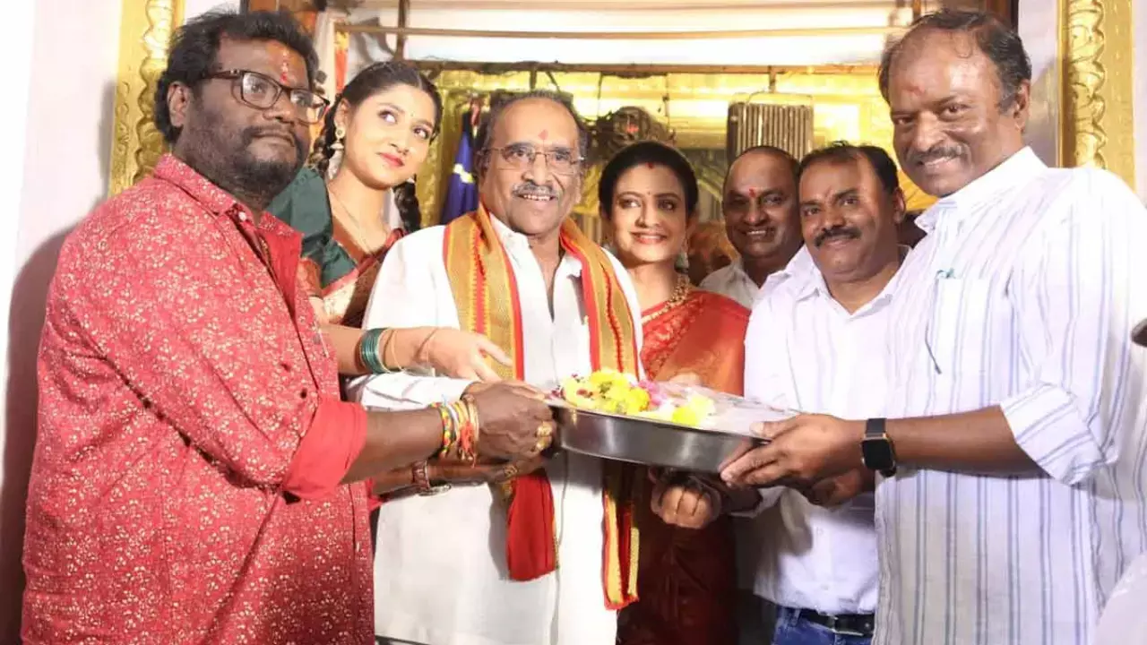 ‘Viplava Veerudu’ shooting begins with grand pooja ceremony