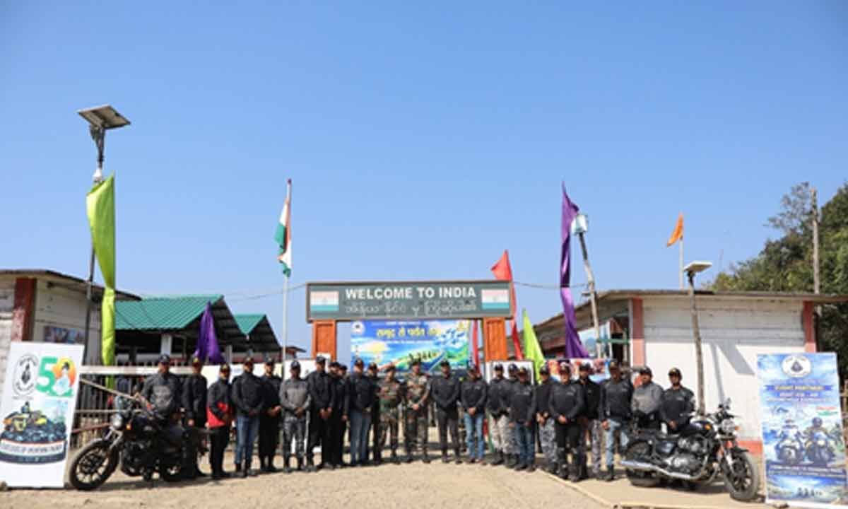 Arunachal: Assam Rifles–Indian Coast Guard joint bike rally ends at Pangsau Pass