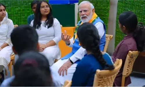 PM Modi lauds students dream of Viksit Bharat, stresses discipline and daily habits