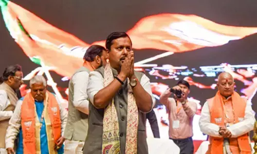 Parties which begin and end with themselves can never lead nation to prosperity: Nabin on first visit to home state Bihar