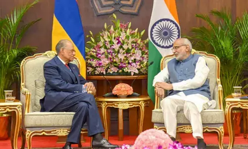 PM Modi and Mauritian counterpart Ramgoolam discuss progress in bilateral ties ahead of AI Summit