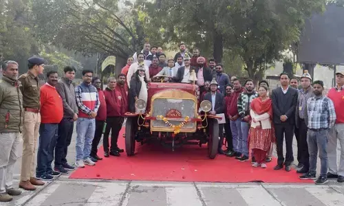 Century-old Hyd fire engine shines at national vintage rally