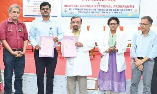 SVIMS and Aravind Eye Hospital join hands for eye donation