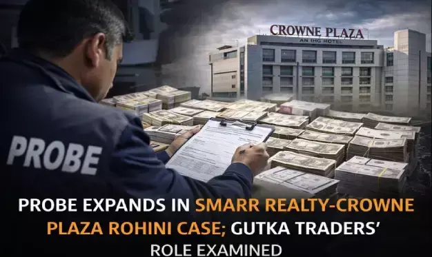 Probe Expands in SMARR Realty - Crowne Plaza Rohini Case; Gutka Traders’ Role Examined