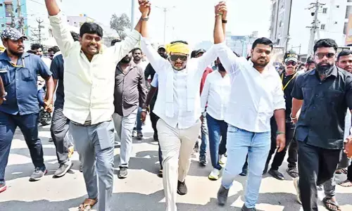 Bandla Ganesh’s Sankalpa Yatra Reaches Tirupati