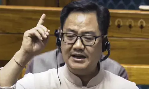 Kiren Rijiju Calls Opposition Conduct In Lok Sabha ‘Most Degrading’, Shares Ruckus Videos