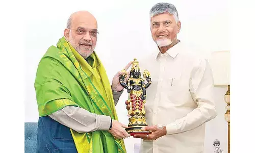 Naidu raises Bill on Amaravati issue with Shah