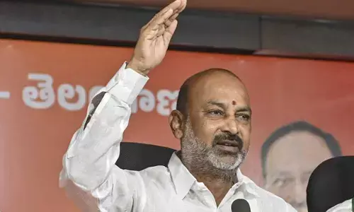 Bandi Sanjay flags Telangana govt over pending employee dues