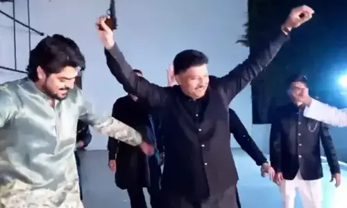 Karnataka MLA Sparks Controversy After Video Shows Him Dancing With Gun At Family Event