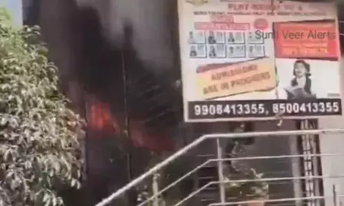 Massive Fire Breaks Out at Private School in Sangareddy, No Casualties Reported