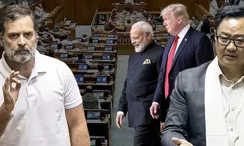Rahul Gandhi And Kiren Rijiju Clash In Lok Sabha Over India–US Trade Agreement