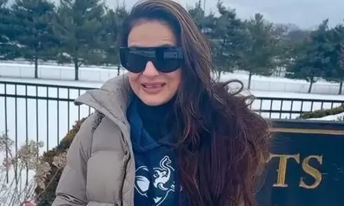 Ameesha Patel relives ‘Uni Days’ on first visit to alma mater after nearly three decades