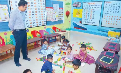 Collector conducts surprise inspection of Anganwadi centre