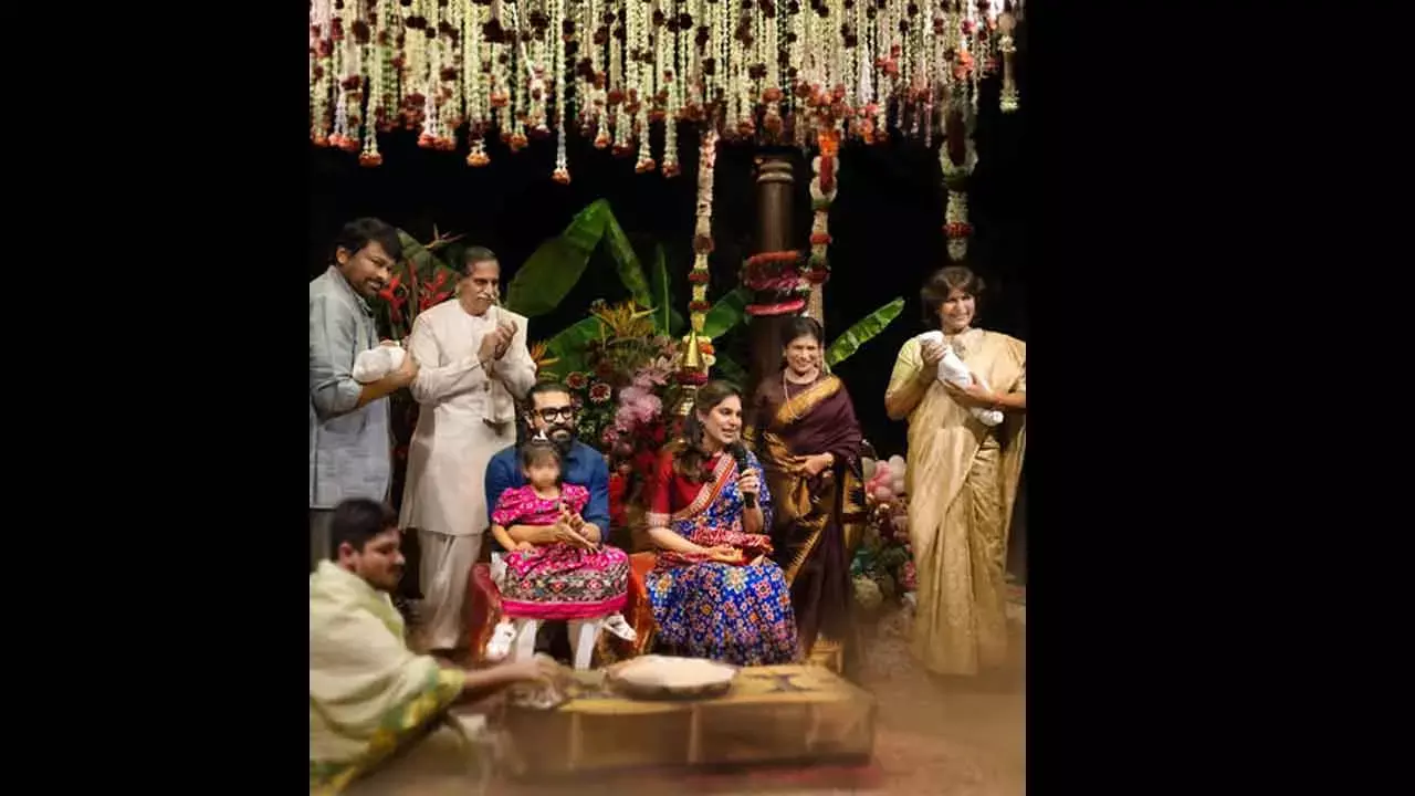 Chiranjeevi explains significance behind the names of Ram Charans twins - Shivram & Anveera Devi