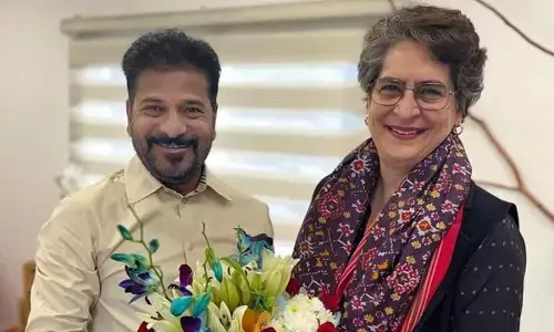 Priyanka pats Revanth for good show in elections