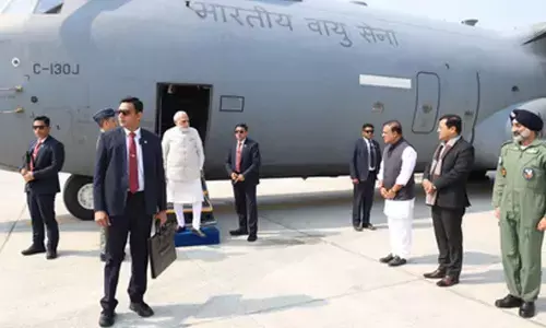 PM Modi inaugurates emergency landing facility on Assam highway