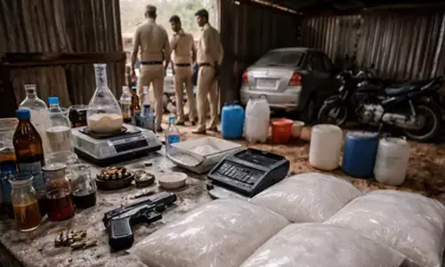 Drug factory busted in Rajasthan farm hut; MD valued at Rs 1.60cr seized Drug factory busted in Rajasthan farm hut; MD valued at Rs 1.60cr seized