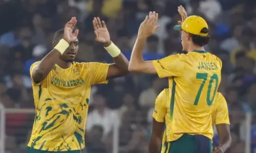 T20 WC: Jansen four-fer helps South Africa restrict NZ to 175/7 T20 WC: Jansen four-fer helps South Africa restrict NZ to 175/7