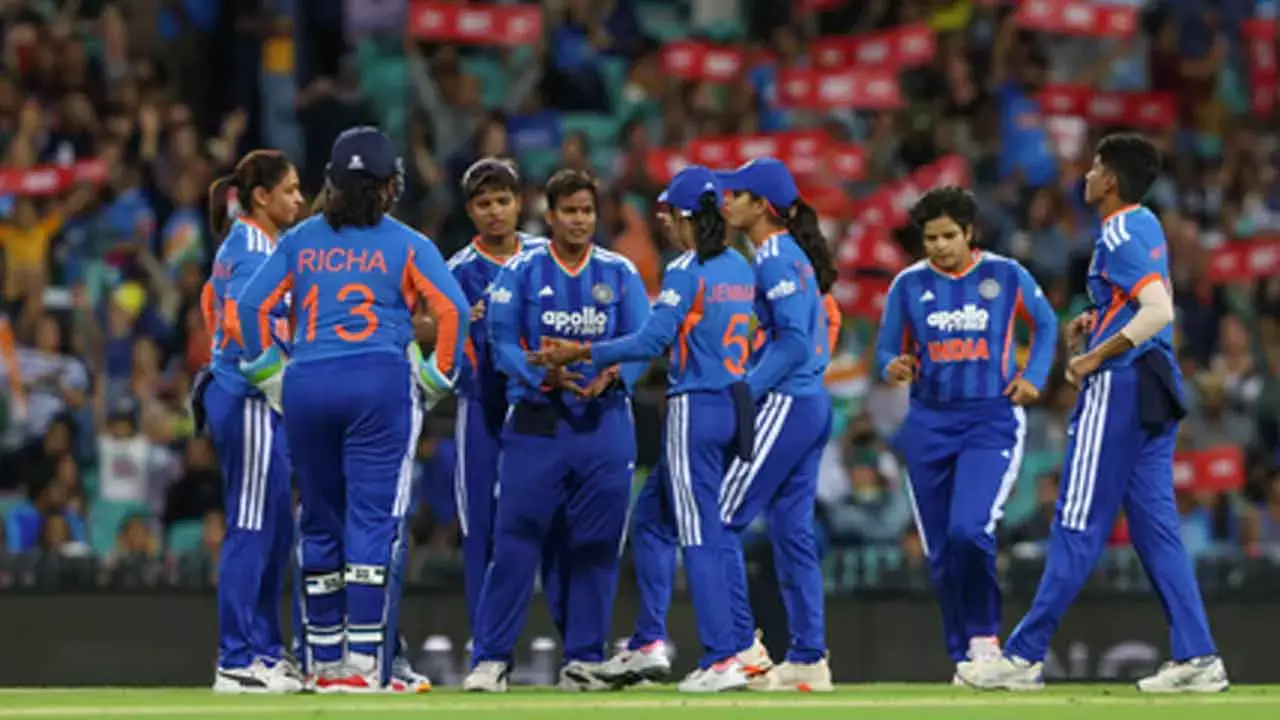 1st T20I: Arundhati picks 4-22 as India beat Australia by 21 runs via DLS method 1st T20I: Arundhati picks 4-22 as India beat Australia by 21 runs via DLS method