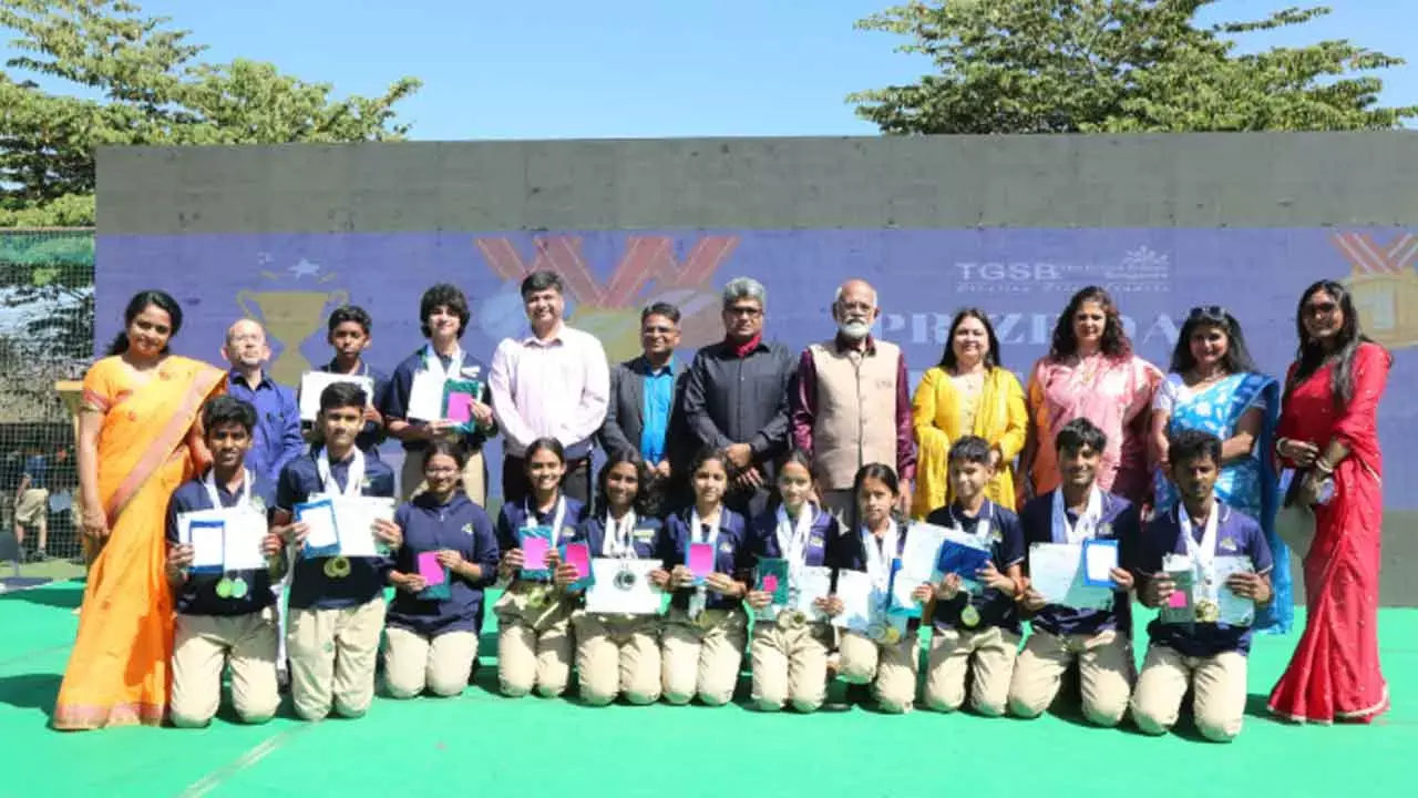 Students honoured at Prize Day celebration in Bengaluru Students honoured at Prize Day celebration in Bengaluru
