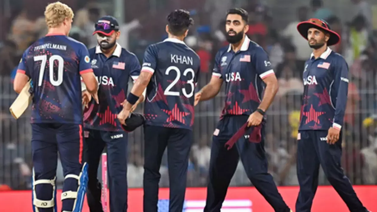 T20 WC: All the stats from USAS 31-run win against Namibia