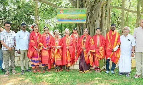 Police bandobast at temples in forest