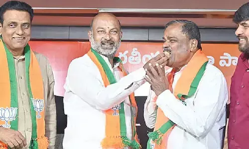 Parties ganged up to deny mayor post to BJP in KNR