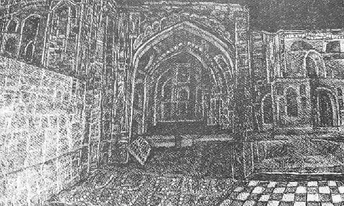 Lines of memory: Syed Rayees Ahmed’s architectural meditations in ink Lines of memory: Syed Rayees Ahmed’s architectural meditations in ink