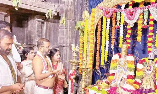 MLA Naini seeks divine blessings at renowned Shaivite shrine