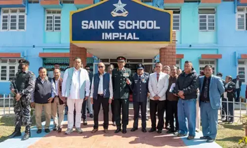Manipur CM lauds Imphal Sainik Schools national achievements, assures support for infrastructure upgrades