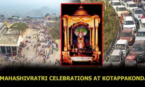 Traffic Jam During Mahashivratri Celebrations at Kotappakonda