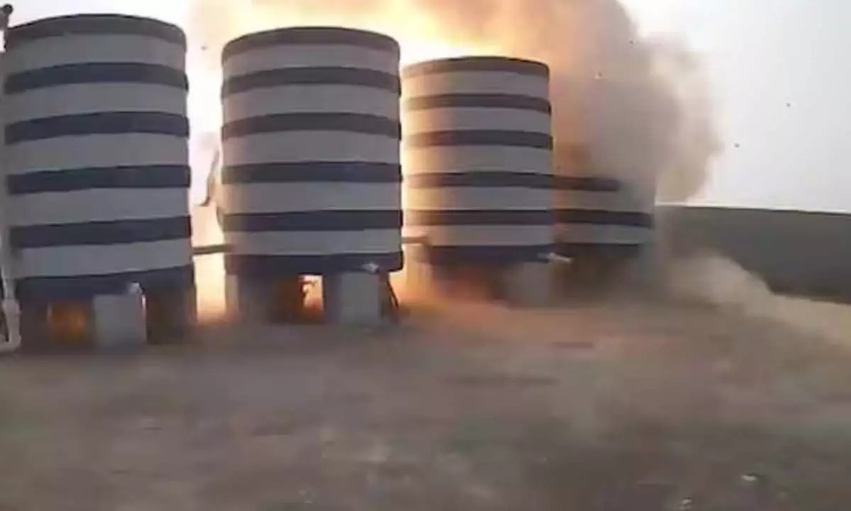 Deadly Bhubaneswar Rooftop Blast Caught On Camera Deadly Bhubaneswar Rooftop Blast Caught On Camera