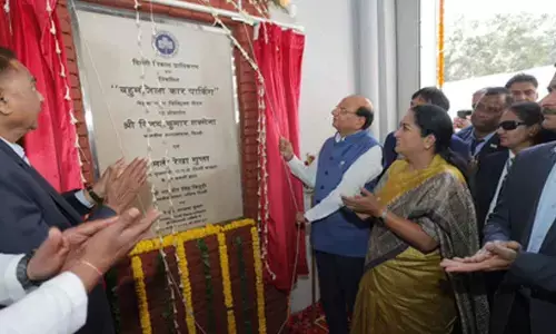 Delhi LG, CM open multi-level car parking at Nehru Place​