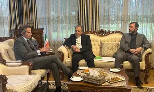 Iranian FM, IAEA chief meet in Geneva for technical discussions ahead of US talks Iranian FM, IAEA chief meet in Geneva for technical discussions ahead of US talks