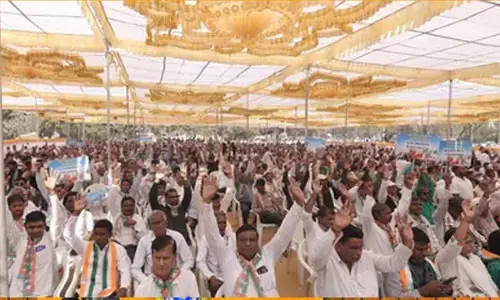 Congress holds ‘Jan Akrosh Sabha’ in Gujarat as Budget session begins Congress holds ‘Jan Akrosh Sabha’ in Gujarat as Budget session begins