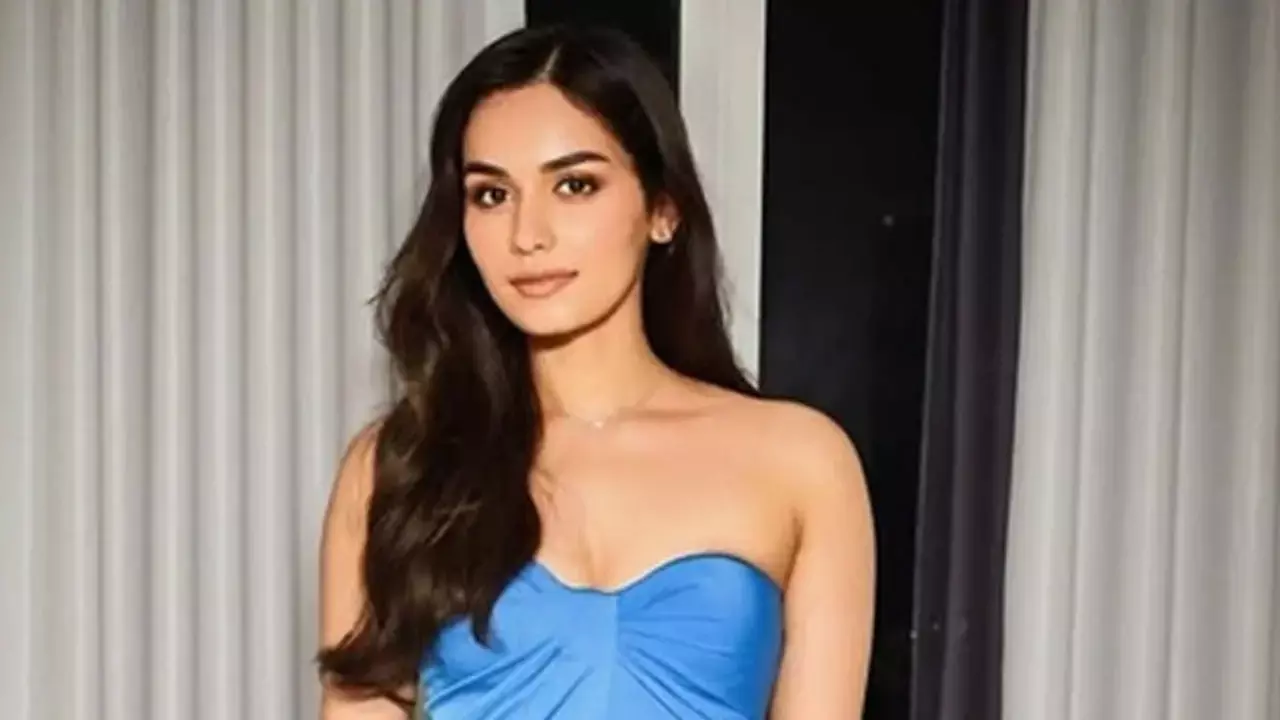 Manushi Chhillar celebrates parents 35th wedding anniversary Manushi Chhillar celebrates parents 35th wedding anniversary